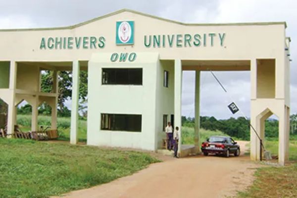 Achievers University School Fees