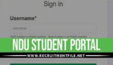 NDU Student Portal Login