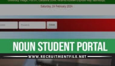 NOUN Student TMA Portal Login