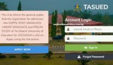 Tai Solarin University of Education Student Portal