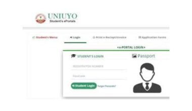 Uniuyo Student Portal Login